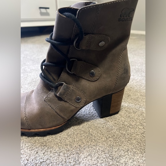 Sorel Addington Lace-Up Ankle Boots Size 7.5 Excellent Used Condition - Picture 5 of 6